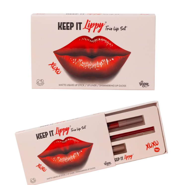 Keep It Lippy Trio Set - Red