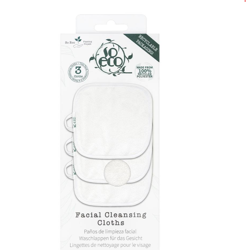 3 Facial Cleansing Cloths