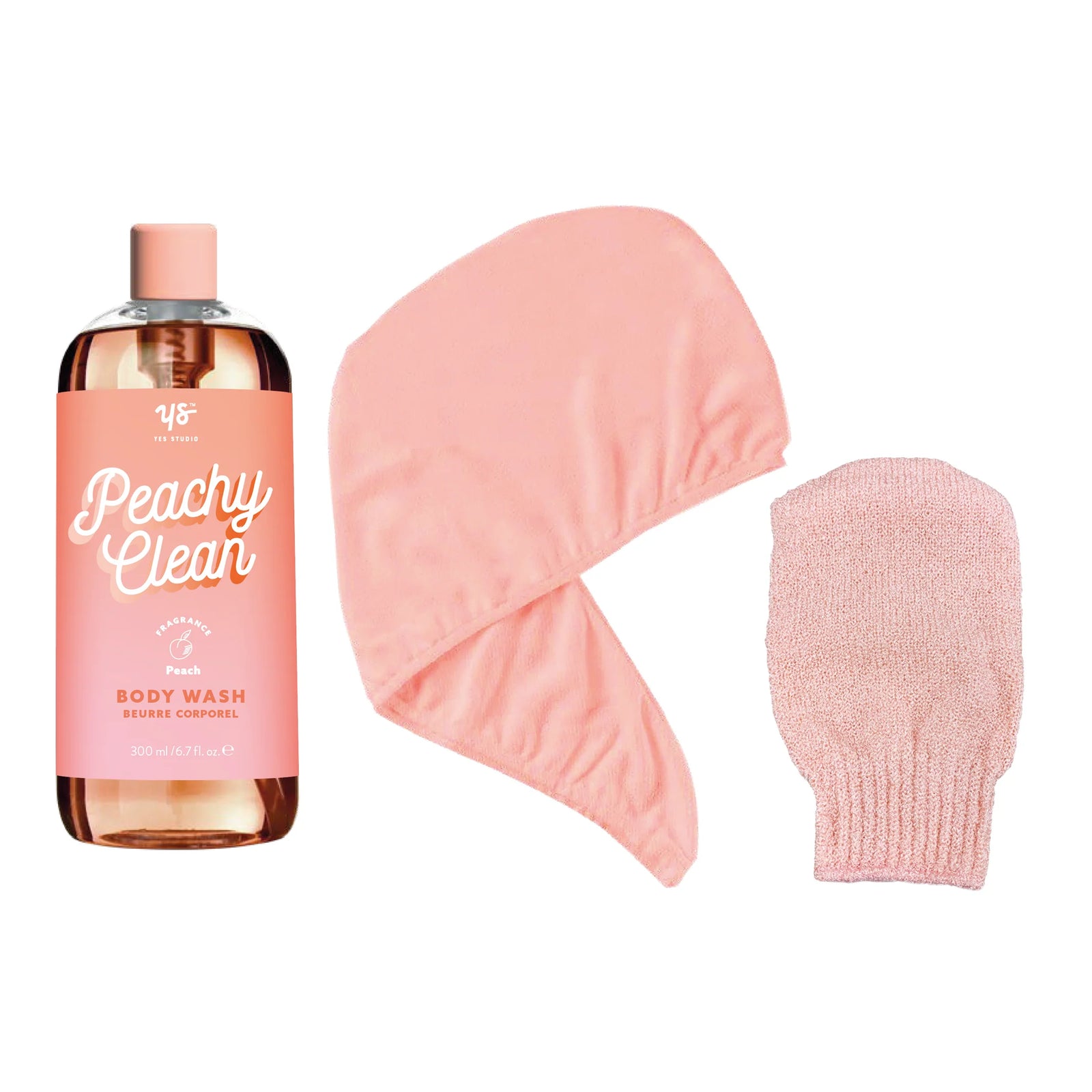 Peach Perfect 3 Piece Shower Gift Set