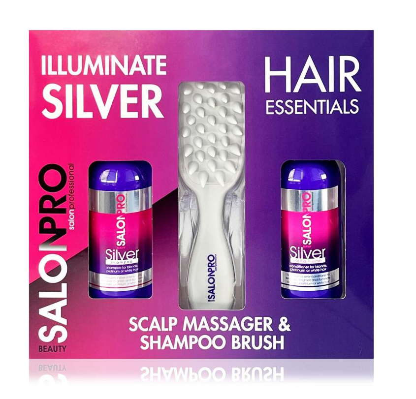 Hair Essentials Illuminate Silver 3 Piece Kit