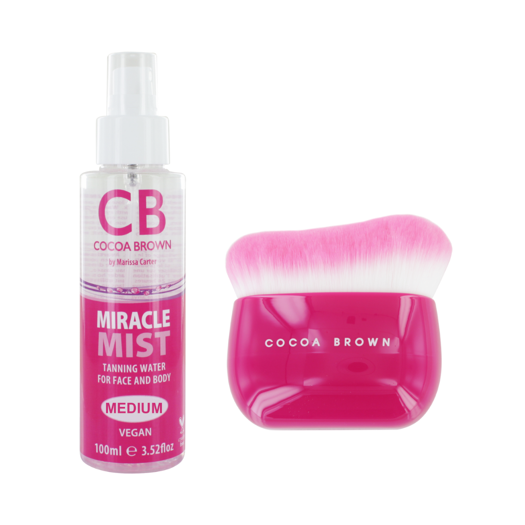 Cocoa Brown Miracle Mist & Kabuki Bundle