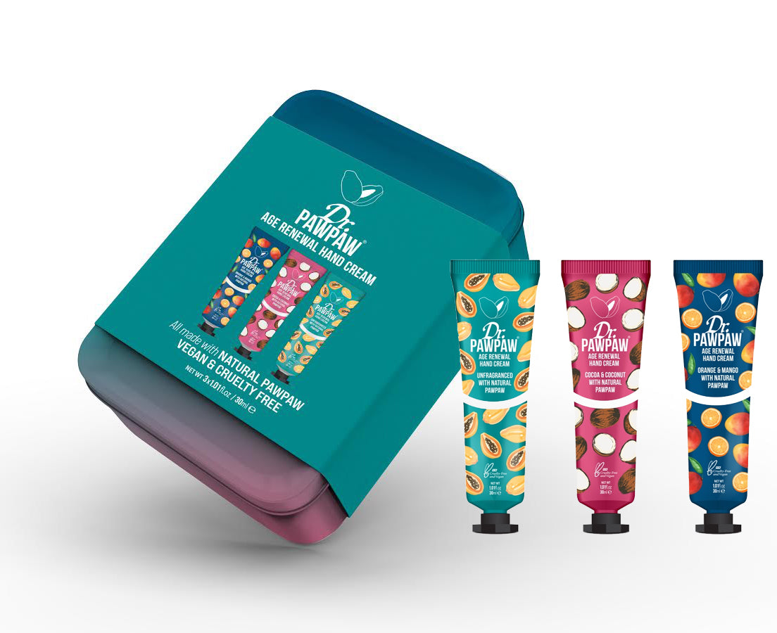 Age Renewal Hand Cream Trio Tin Gift Set