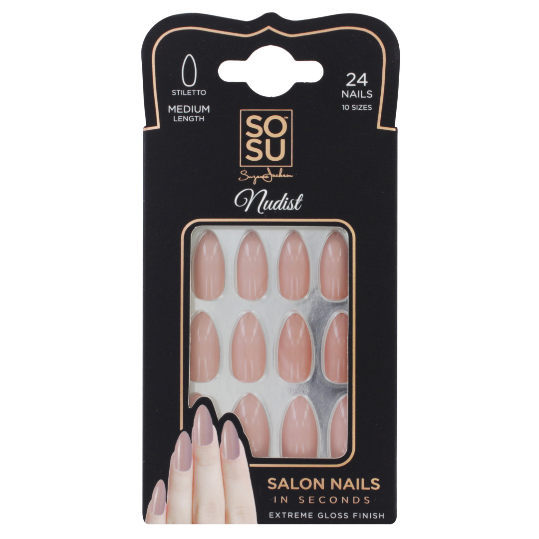 Nudist Stiletto Nails